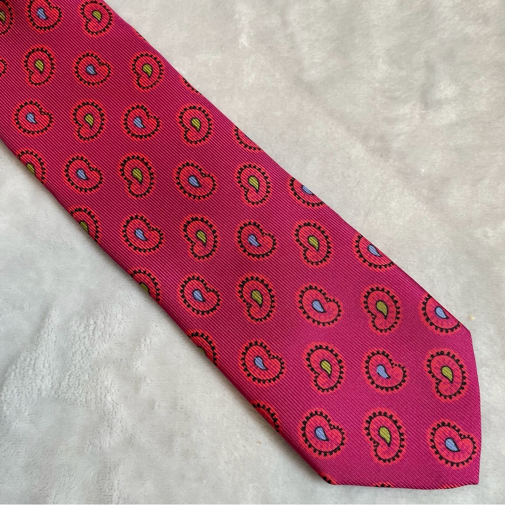 ROBERT TALBOTT Neck Tie Paisley Best of Class Handsewn Silk